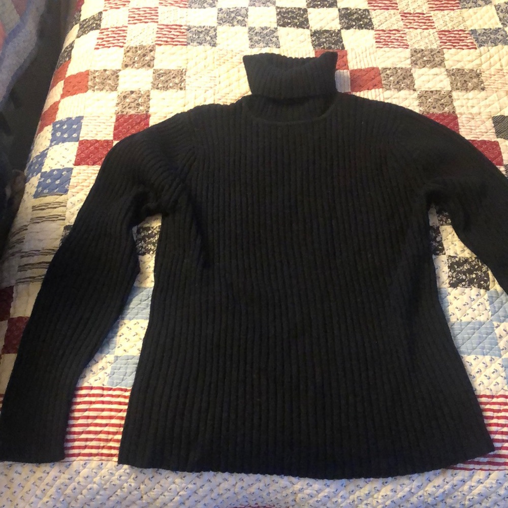 L.L.Bean wool turtleneck sweater